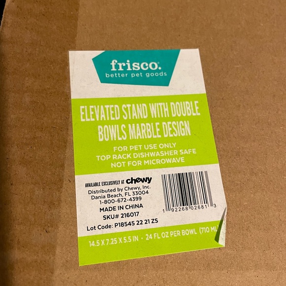 Frisco Stainless Steel Elevated Dog Bowl - Picture 4 of 5